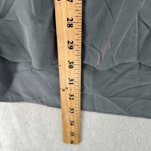 Lorenzini Men's Dress Shirt Gray Collar Long-sleeves Button Down Size 42 - Picture 5 of 7